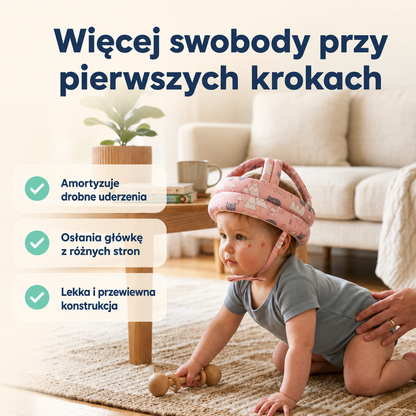Nelumi Care – miękki kask ochronny dla malucha